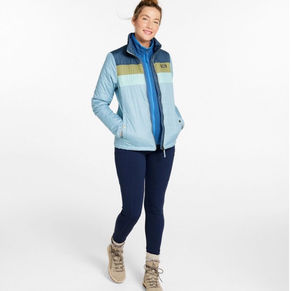 L.L Bean Women's Mountain Classic Puffer Jacket, Colorblock - Picture 4 of 5